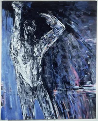 Naken man, högra panelen av en diptyk, 1990 (se 289825)